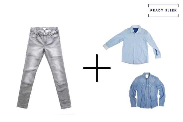 What Color Shirt Goes With Grey Jeans? (Pics) • Ready Sleek