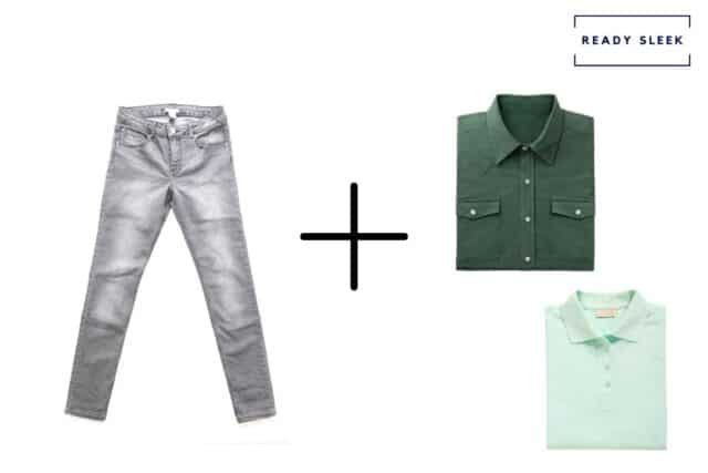 What Color Shirt Goes With Grey Jeans? (Pics) • Ready Sleek