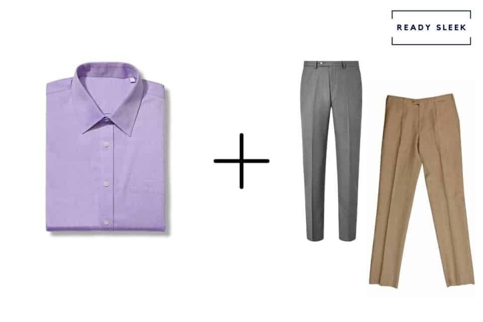 What Color Pants Go With A Purple Shirt? (Pics) • Ready Sleek