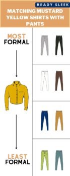 What Color Pants Go With A Mustard Yellow Shirt? (Pics) • Ready Sleek