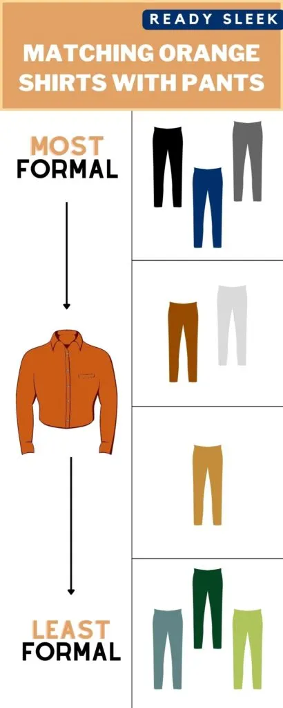 What color shirt goes with orange pants? - Quora