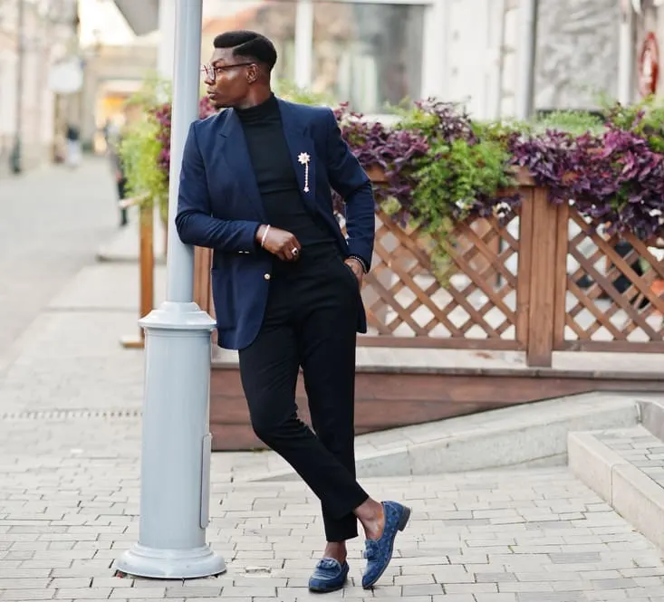 Navy Blue Blazer Matching Shirt and Pant  NavyBlue Blazers Combination  Men  TiptopGents