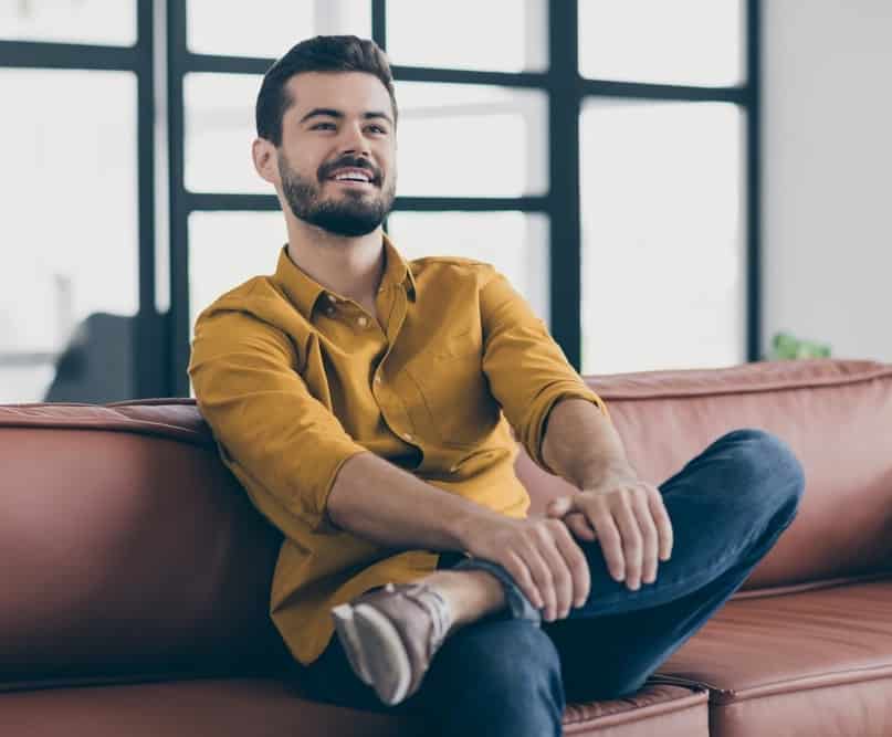 mustard yellow shirt with jeans 