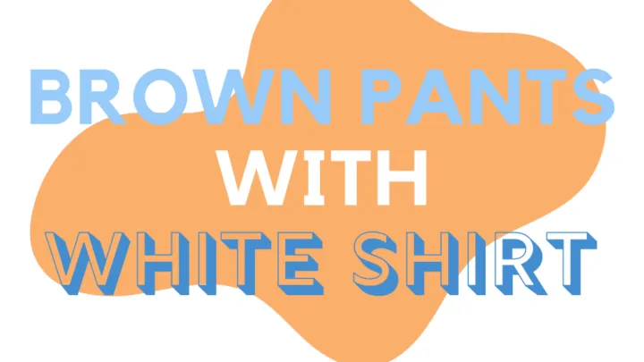 Brown Pants With White Shirt