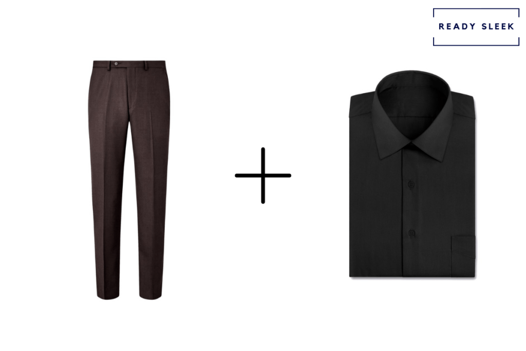 What Color Shirt Goes With Dark Brown Pants And Jeans? • Ready Sleek