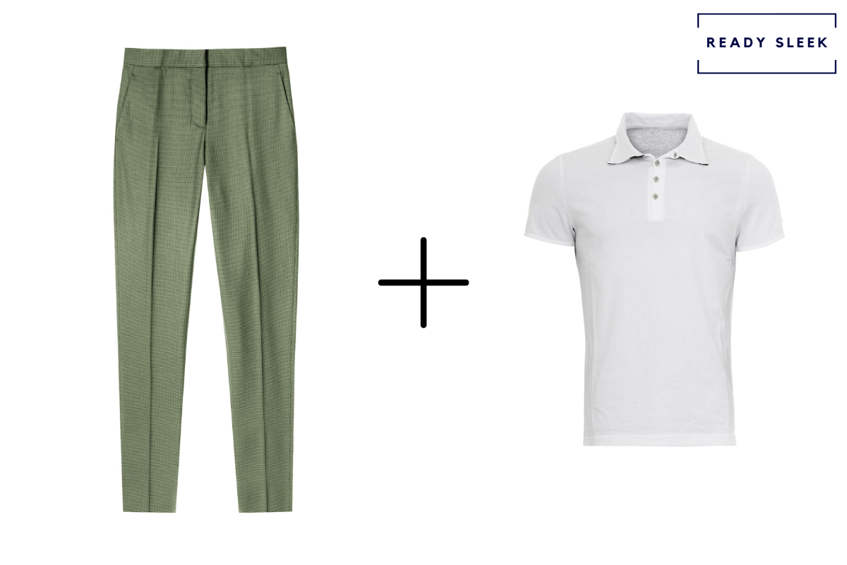 White Dress Pants with Green Shirt Outfits For Men 7 ideas  outfits   Lookastic