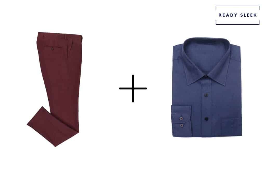 What Color Shirt Goes With Maroon Pants? (Pics) • Ready Sleek