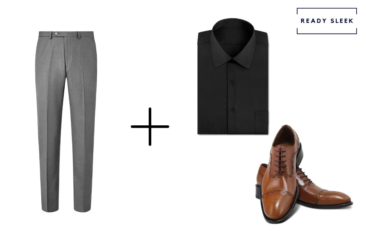 7 Shirt Colors To Wear With Grey Pants And Brown Shoes Ready Sleek