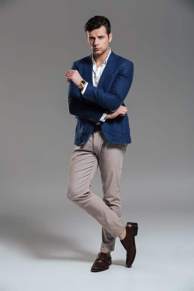 7 Shirt Colors To Wear With Grey Pants And Brown Shoes • Ready Sleek