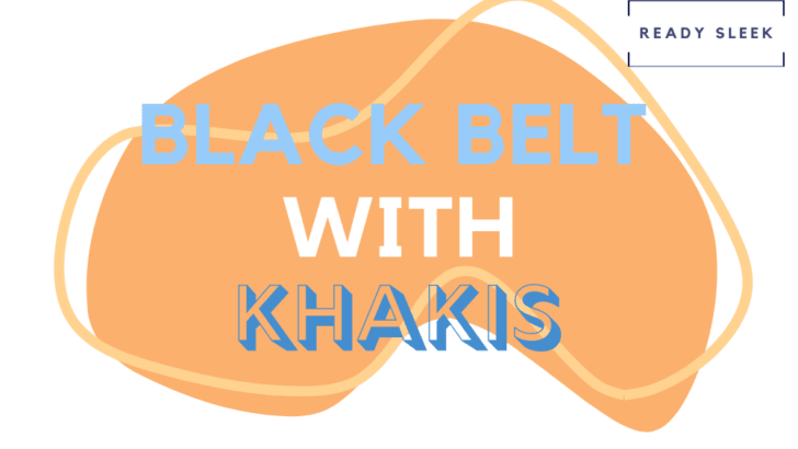 Black Belt With Khakis