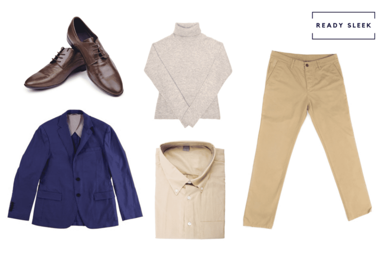How To Wear Khaki Pants With Blue Blazers (Outfits, Tips) • Ready Sleek