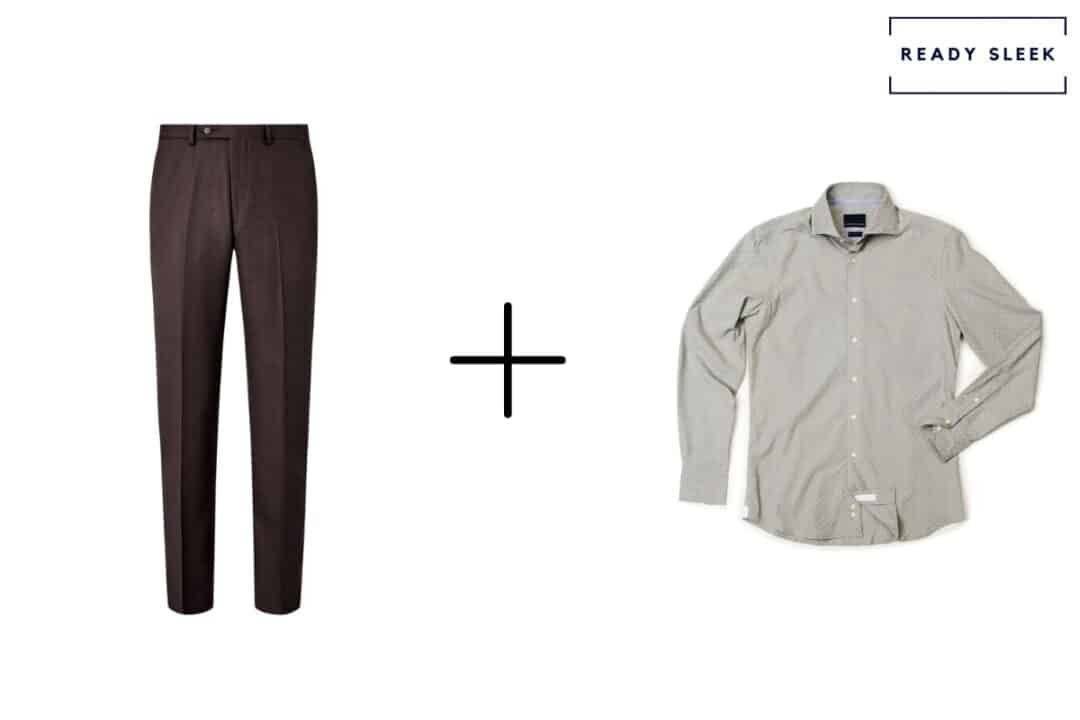 What Color Shirt Goes With Dark Brown Pants And Jeans? • Ready Sleek
