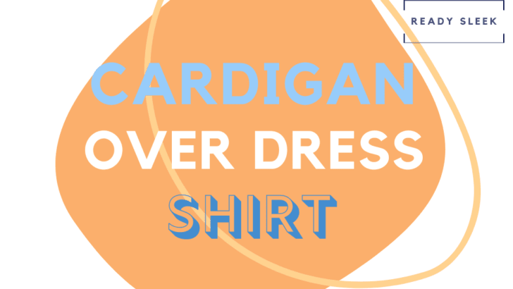 Cardigan Over Dress Shirt