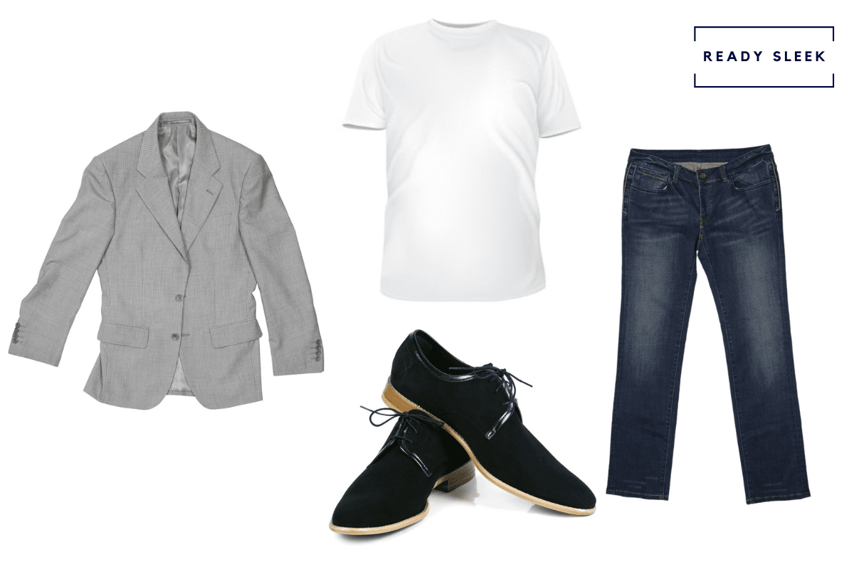 Dark jeans online with black shoes