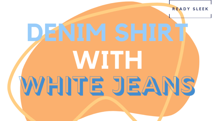 Denim Shirt With White Jeans