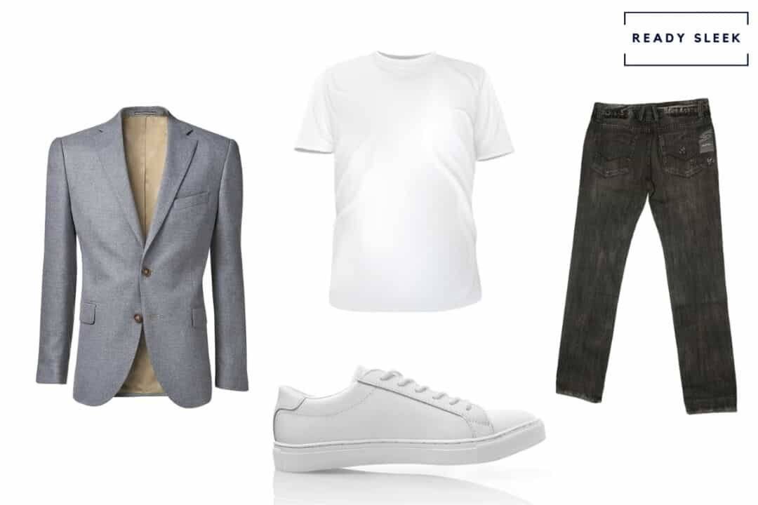 How To Wear A Grey Blazer With Black Pants (Outfits, Tips) • Ready Sleek