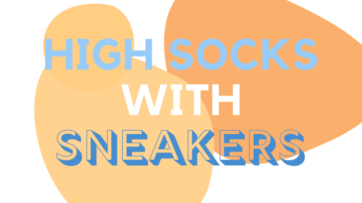 High Socks Over Sneakers