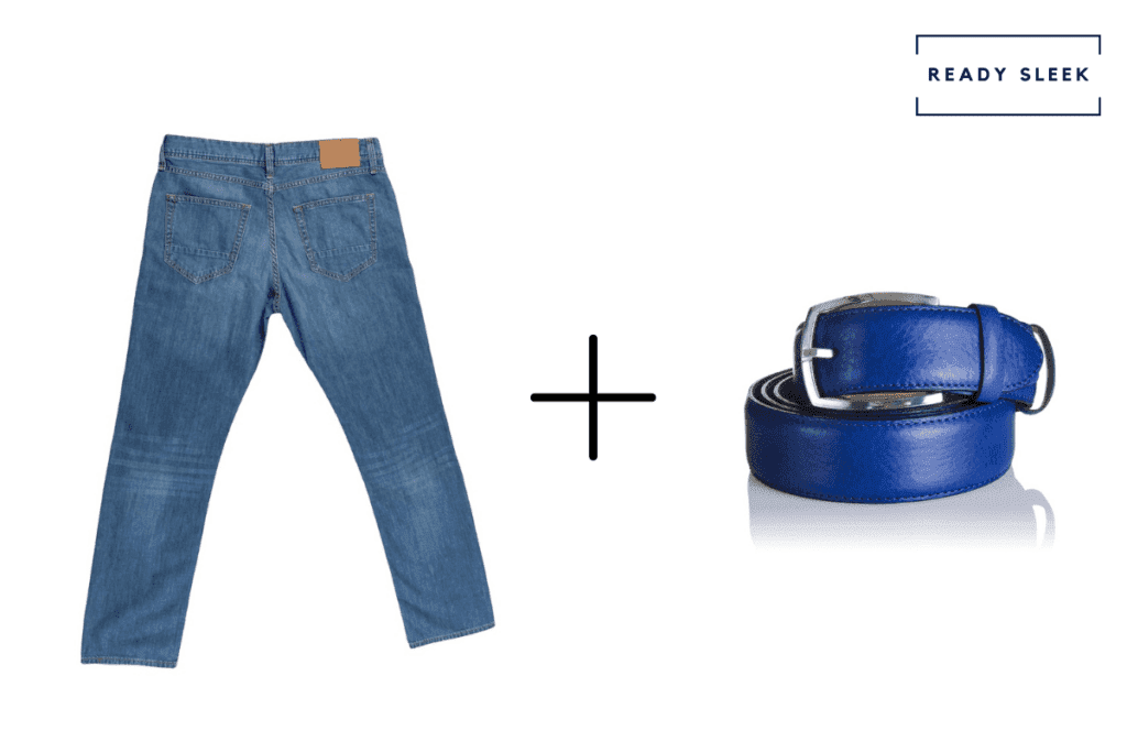 What Color Belt Goes With Blue Jeans? (Pics) • Ready Sleek