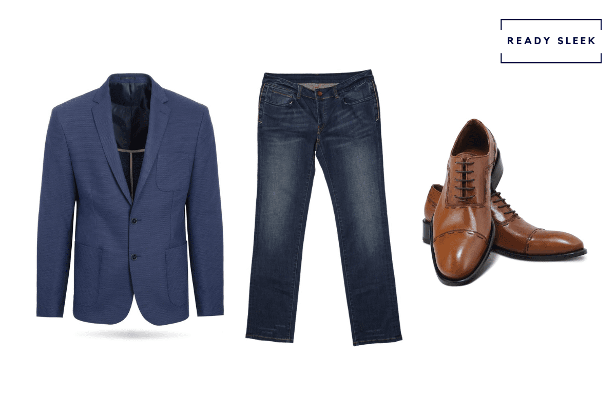 Blue blazer deals matching shoes