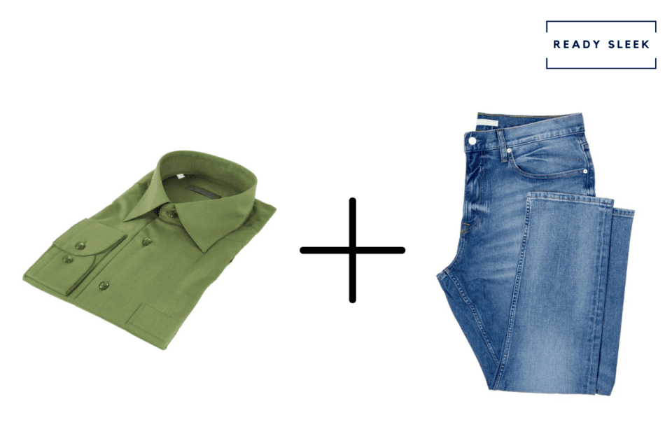 What Color Jeans Go With A Green Shirt? (Pics) • Ready Sleek