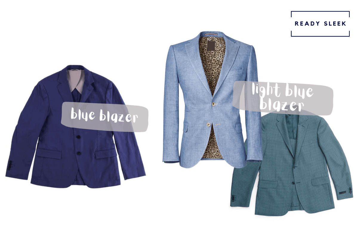 Blue blazer combination