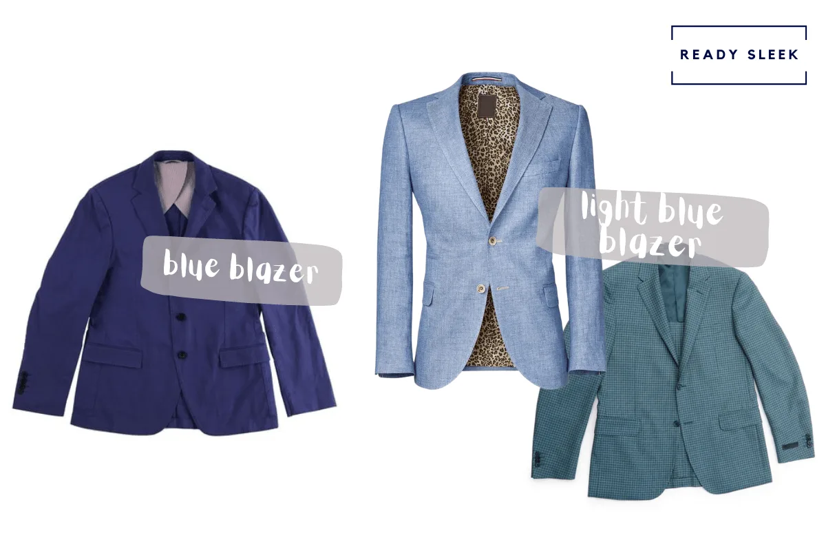 Blue blazer combination