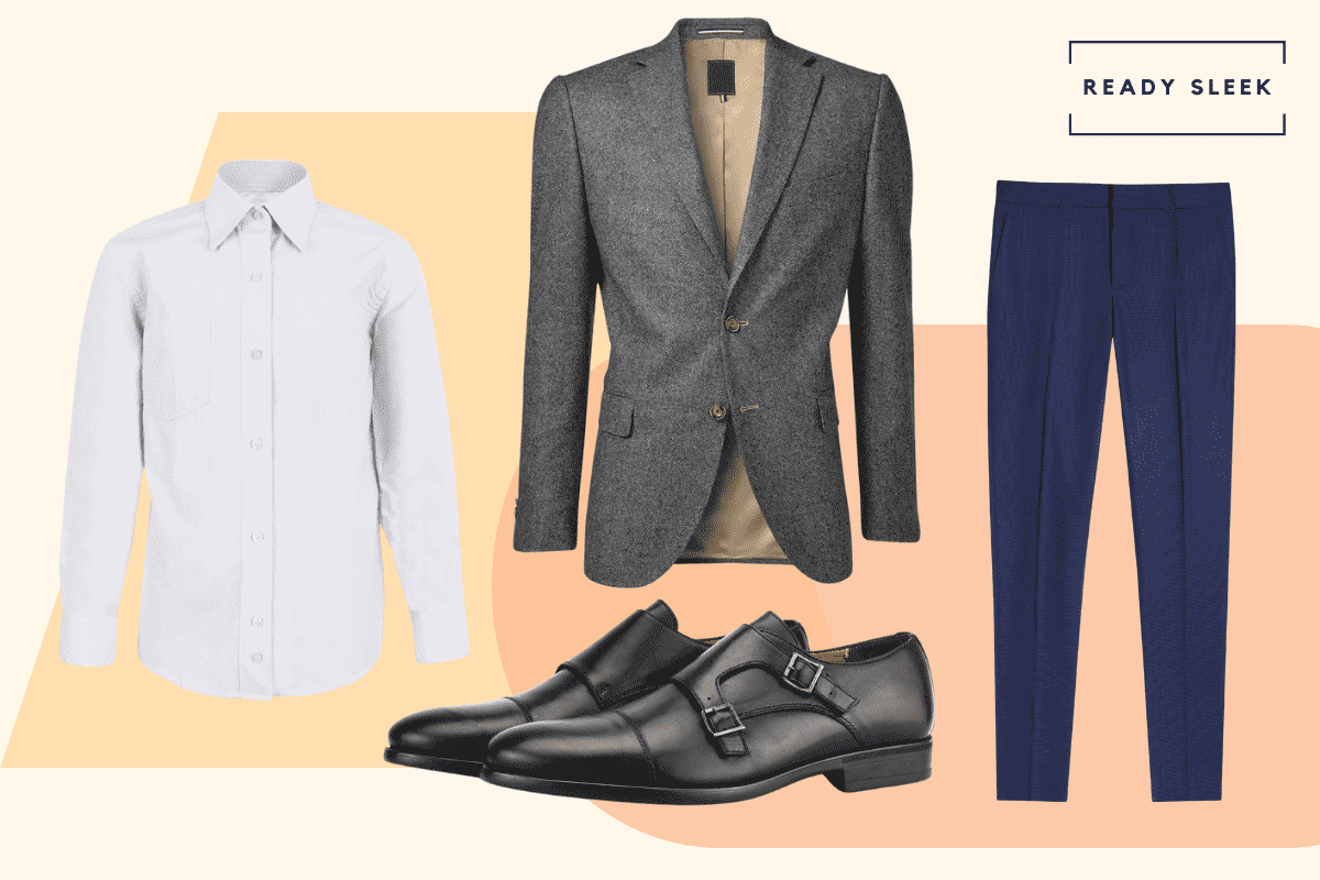 How To Wear Grey Blazers With Blue Pants Outfits Tips  Ready Sleek