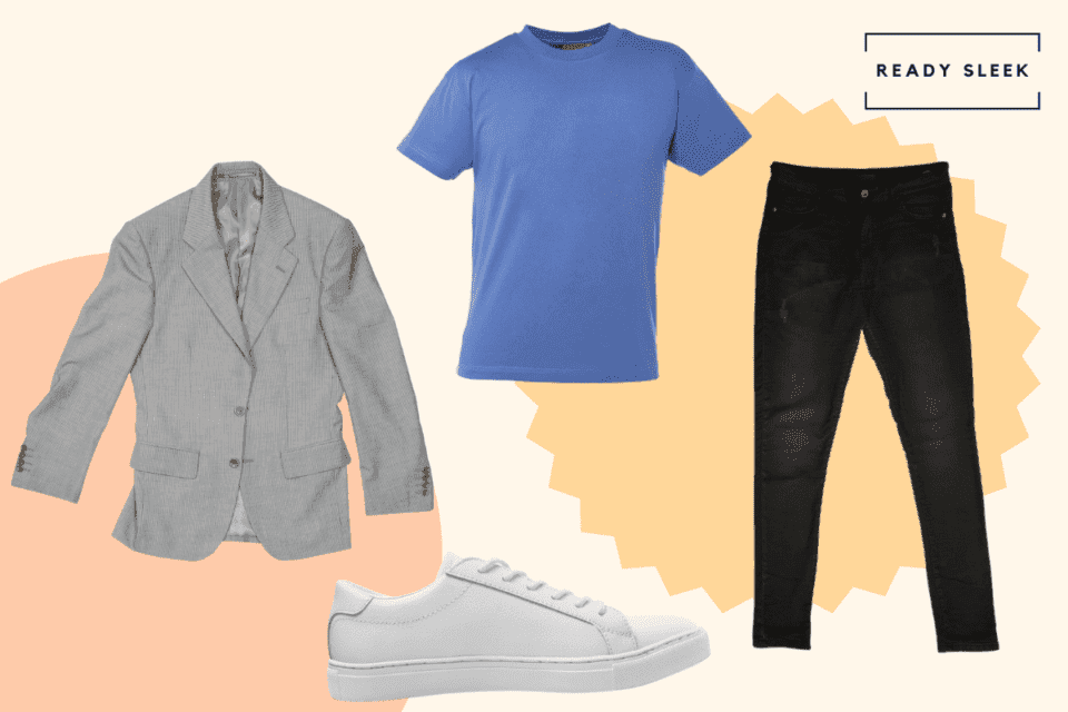 How To Wear Grey Blazers With Blue Shirts (Outfits, Tips) • Ready Sleek