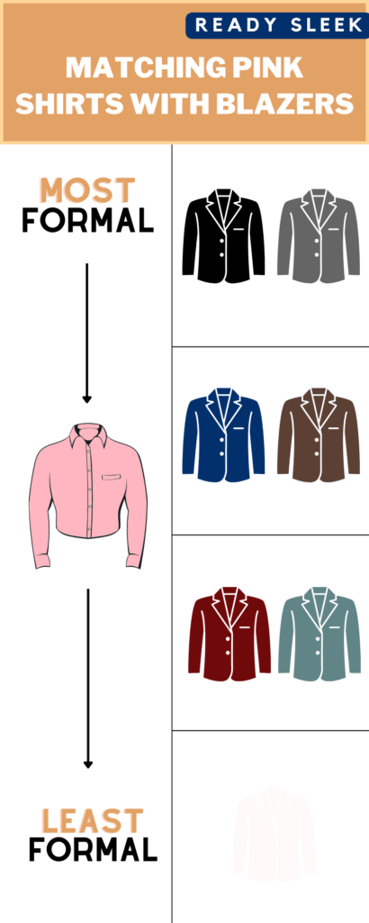 What Blazer Colors Go With A Pink Shirt