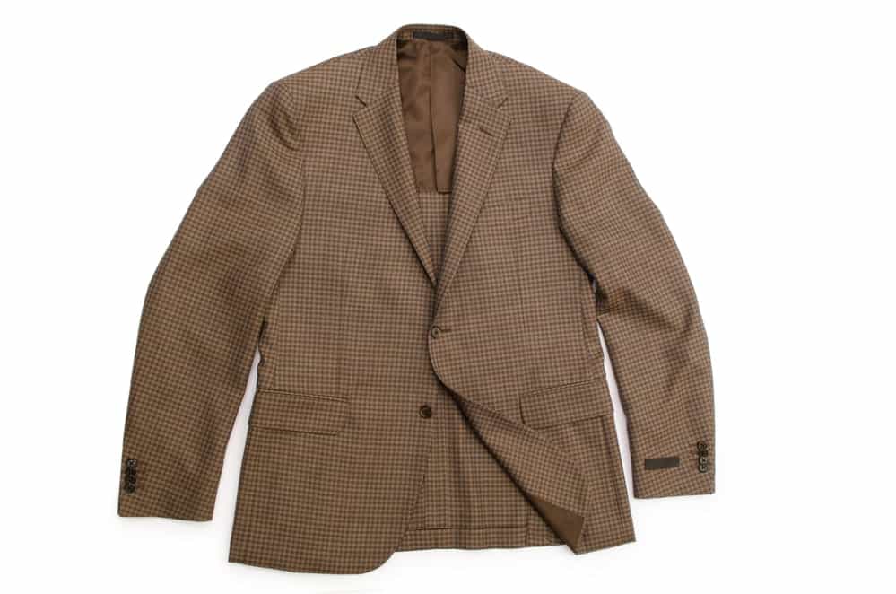 brown blazer isolated 