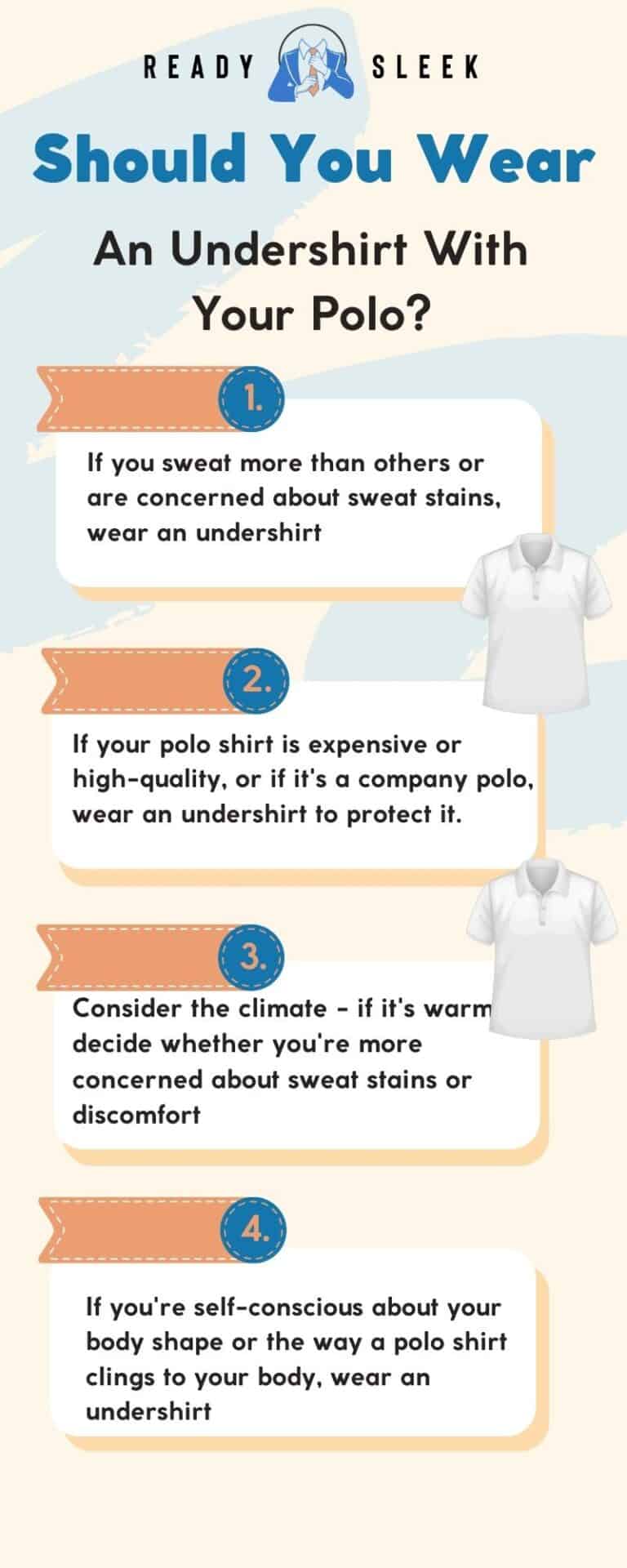 Should You Wear An Undershirt With A Polo? (Solved) • Ready Sleek