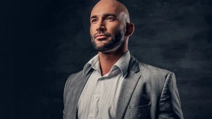 Bald With Short Beard