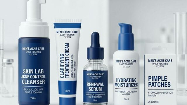 Men Acne Treatment Skincare Products