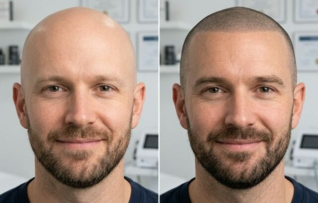 Bald Head Tattoo SMP Before After
