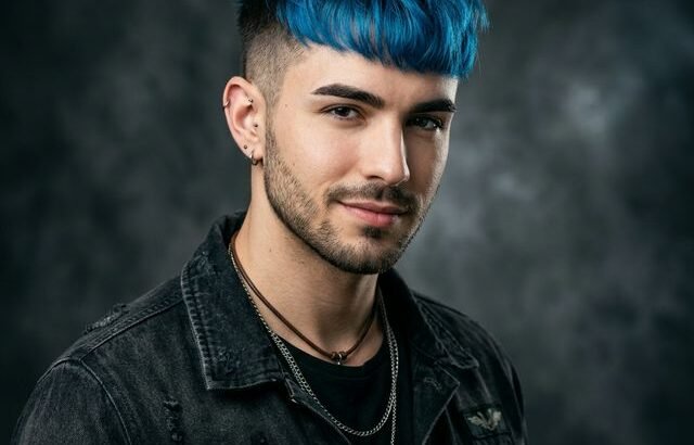 A Man’s Guide To Blue Hair: Dyes And Styles