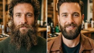 How to straighten a curly beard