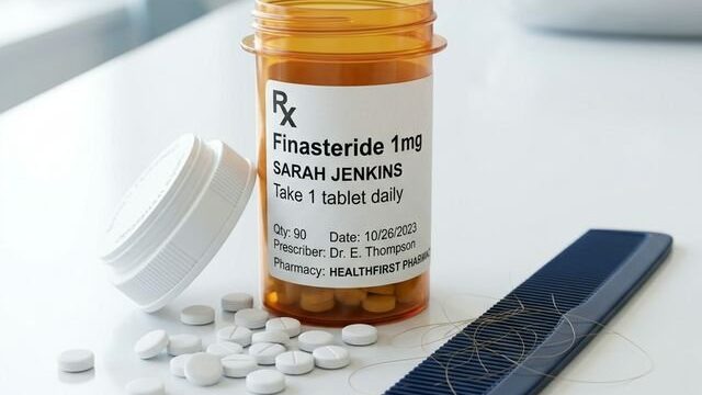 Finasteride tablets for hair loss treatment