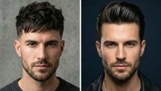 Matte vs glossy hair finish comparison for men