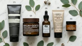 Complete men's skincare routine products